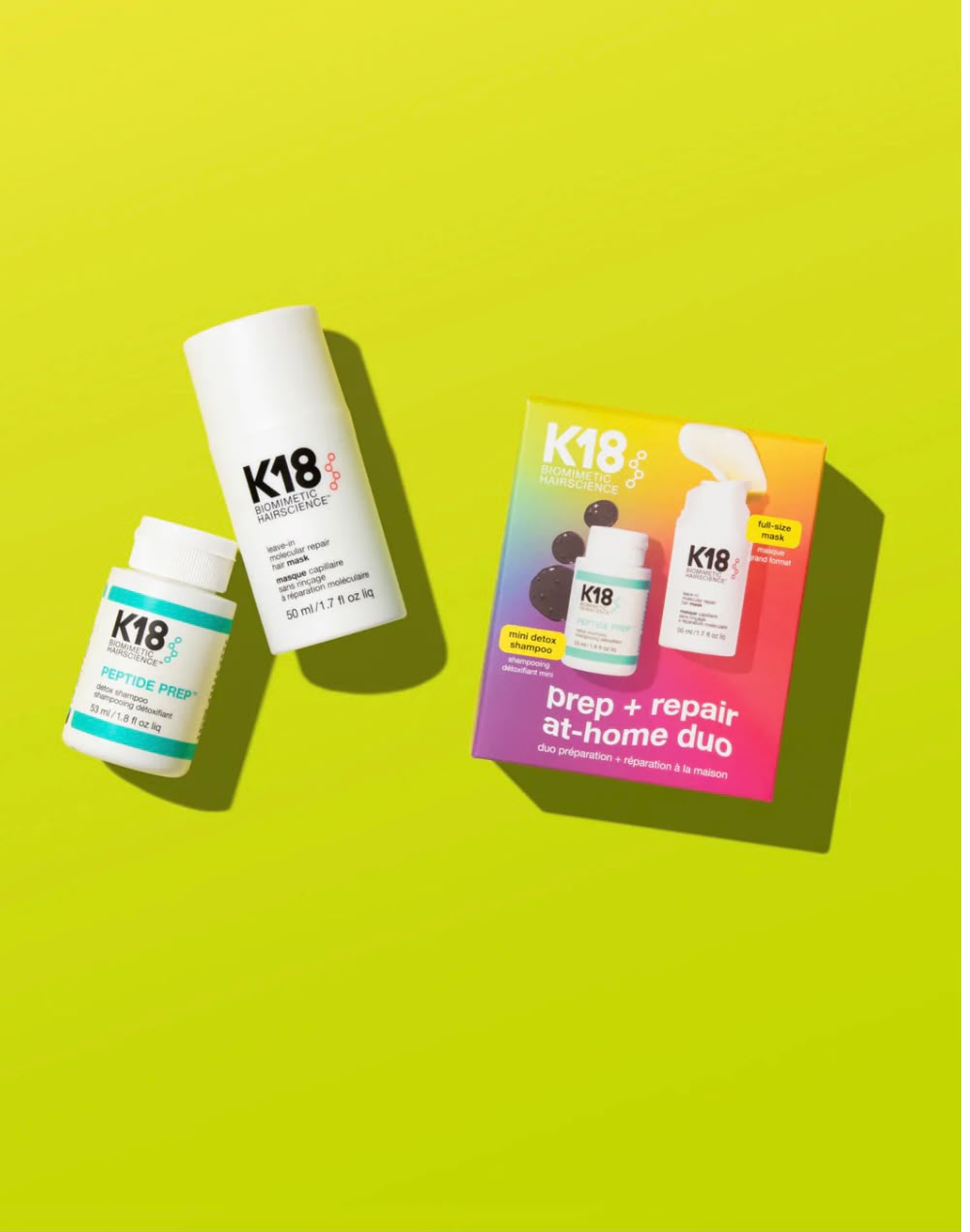 K18 Prep + Repair at Home Duo